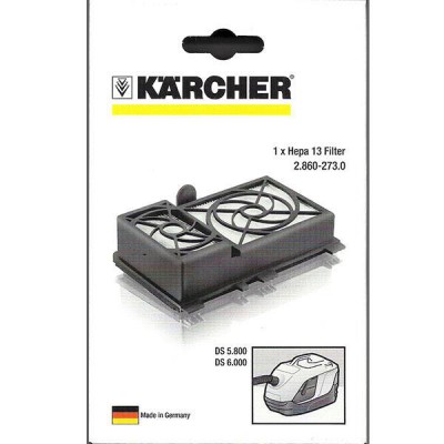 Фильтр HEPA 13 для пылесосов Karcher DS 5.800, 6.000, арт. 2.860-273