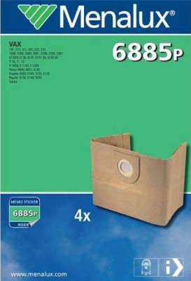 Мешки пылесборники для пылесосов VAX - Menalux 6885P, 4 шт