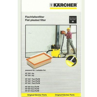Фильтр для пылесосов Karcher NT 35/1, 45/1, 360, 361, арт. 6.904-367