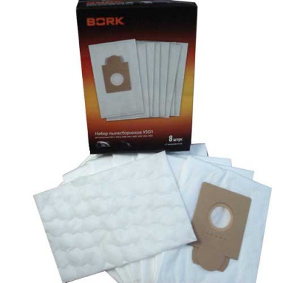 Мешки пылесборники для пылесоса Bork, SEBO арт. V5D1, 8 шт