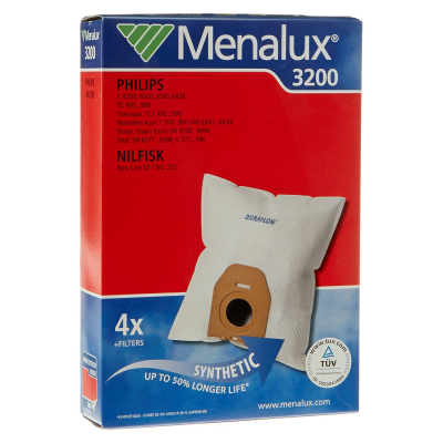 Мешки пылесборники для пылесосов Philips, Philips Vision - Menalux 3200, 4 шт