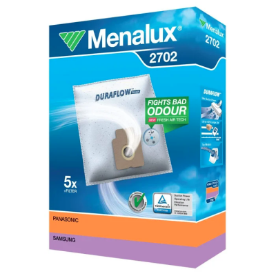 Мешки пылесборники для пылесосов Panasonic, Samsung - Menalux 2702, 5 шт
