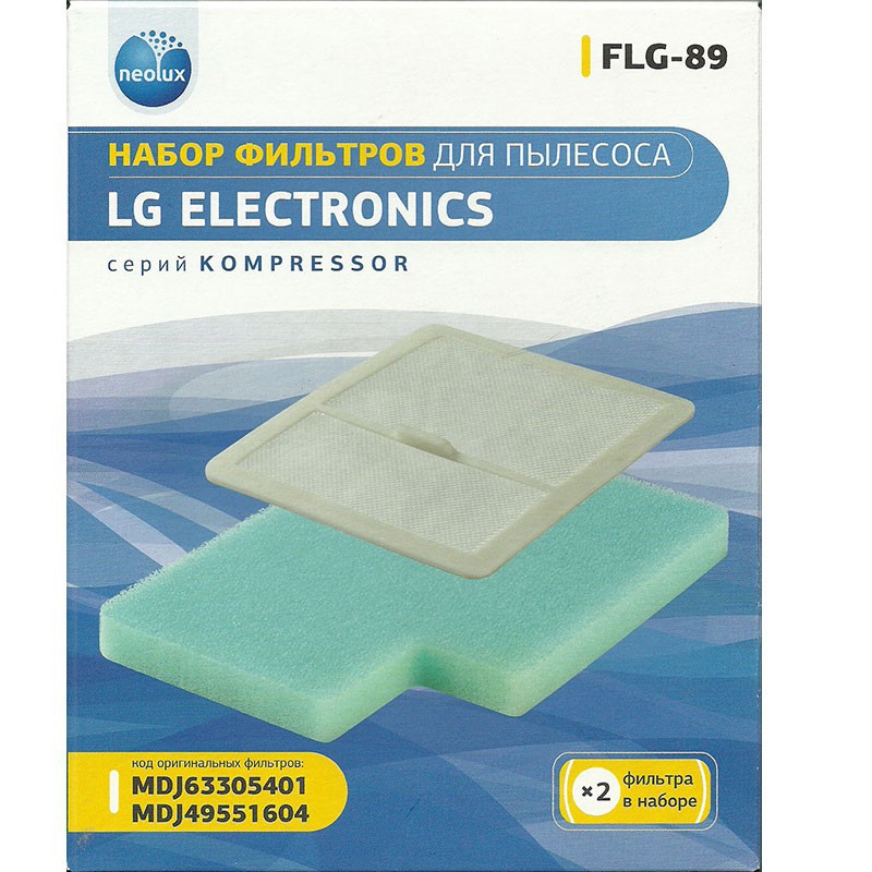 Купить  фильтров для пылесоса LG - Neolux FLG-89 за 550 руб. в .