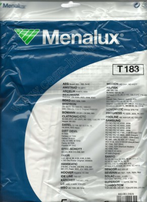 Мешки пылесборники для пылесосов Samsung VC, NC - Menalux T183, 5 шт