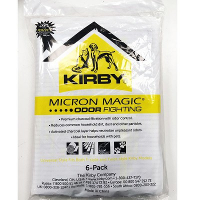 Мешки с угольной фильтрацией для пылесоса Kirby, 6 шт