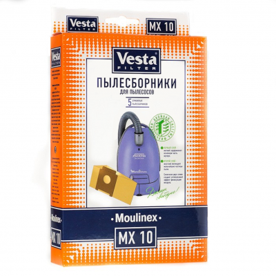 Мешки пылесборники для пылесоса Moulinex - Vesta MX 10, 5 шт
