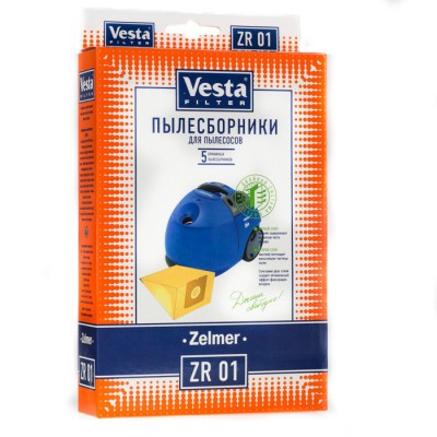 Мешки пылесборники для пылесосов Zelmer - Vesta ZR 01, 5 шт