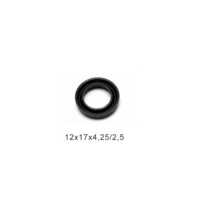 Кольцо с проточкой 12x17x4 25/2.5 для минимоек Karcher, арт. 6.363-435