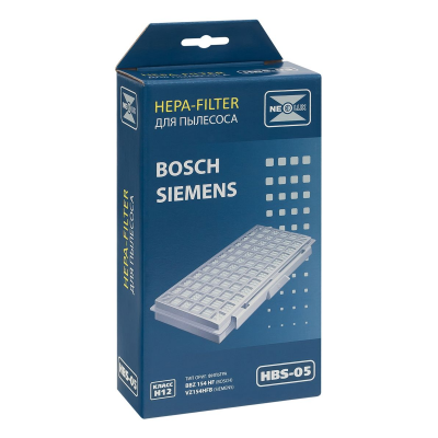 HEPA-фильтр для пылесосов Bosch, Siemens - Neolux HBS-05