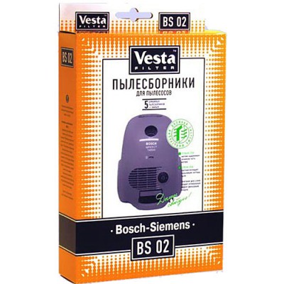 Мешки пылесборники для пылесосов Bosch, Siemens - Vesta BS 02, 5 шт