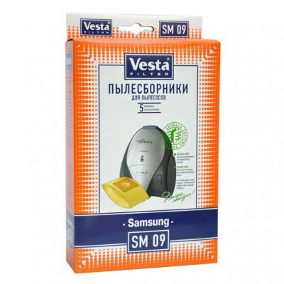 Мешки пылесборники для пылесосов Samsung - Vesta SM 09, 5 шт