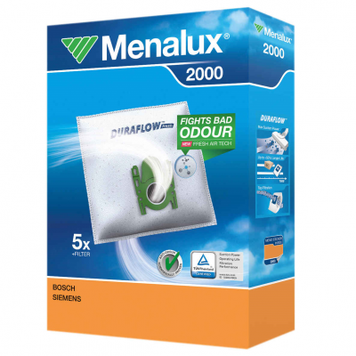 Мешки пылесборники для пылесосов Bosch, Siemens - Menalux 2000, 5 шт