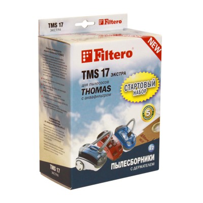 Набор для пылесоса Thomas, 2 пылесборника и держатель, Filter TMS 17