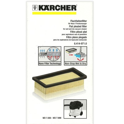 Фильтр для пылесоса Karcher WD 7.300, 7.500, 7.700 P, 7.800, арт. 6.414-971