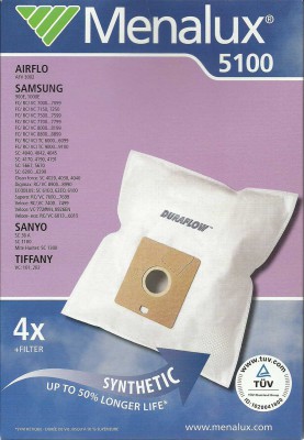 Мешок пылесборник для пылесоса Samsung - Menalux 5100, 4 шт