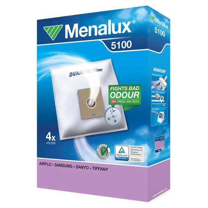Купить Мешок пылесборник для пылесоса Samsung - Menalux 5100, 4 шт за .