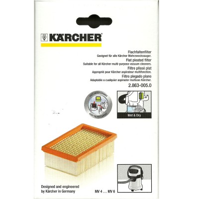 Фильтр для пылесосов Karcher MV 4, MV 5, MV 6, арт. 2.863-005